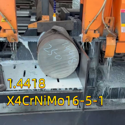 EN 1.4418 X4CrNiMo16-5-1 스테인리스 스틸 밝은 둥근 바 S165M 1.4418 프로펠러 OD 80MM