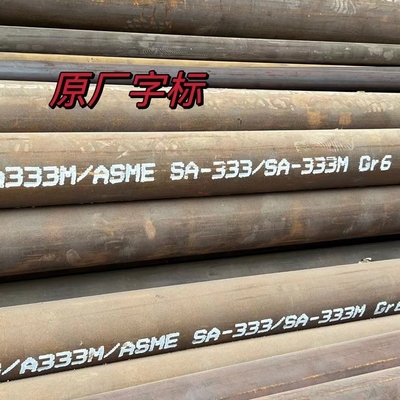 ASME SA333/SA333M GR6 매듭 없는 철강 파이프 ASTM A333 Gr6 저온