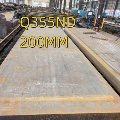 탄소 구조용 철강판 S355J2 +N 열로 굴착된 탄소용 철강판 Q355ND 200MM