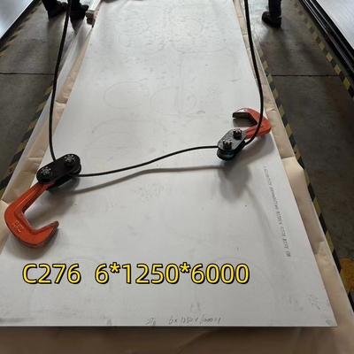 하스텔로이 C276 평판 니켈 합금 ASTM B575 UNS N10276 평판 합금 6*1220*6000mm