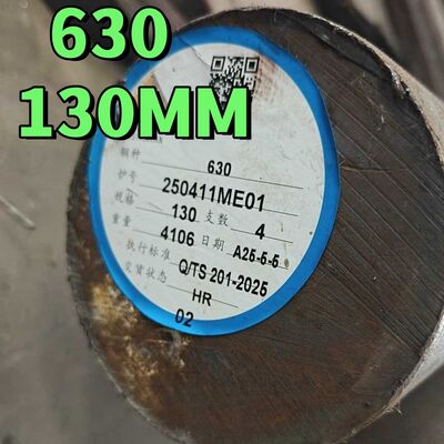 고온 롤링 17-4PH /ASTM A546 AISI 630 H900 스테인리스 스틸 원형 막 OD 130mm