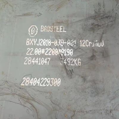 내열 ASTM 표준 12Cr1MoV 열간 압연 12Cr1MoV 합금 강판 3.0*1500*6000