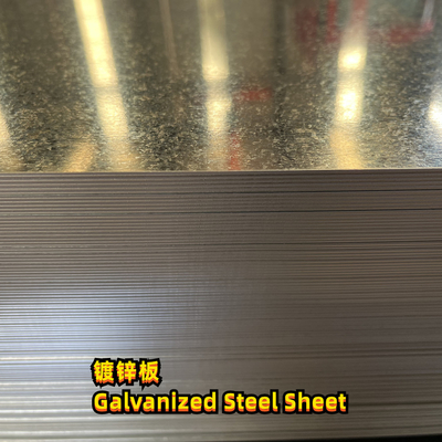 소재 DX51D-Z275 ASTM A653 G90 진열 철강판 3.0x1250*2500MM 제로 스판글