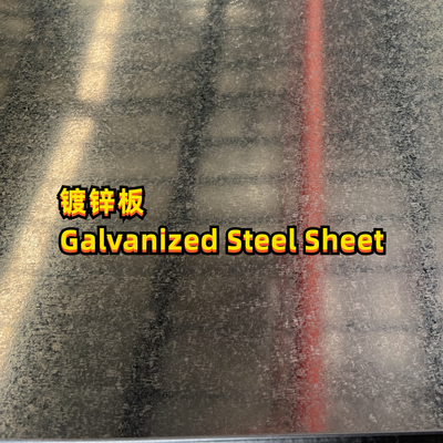소재 DX51D-Z275 ASTM A653 G90 진열 철강판 3.0x1250*2500MM 제로 스판글