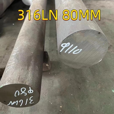 Ø120 X 3000 in 316LN ESR 1.4429 스테인리스 스틸 원 막대 SS316LN 원 막대 검은 표면