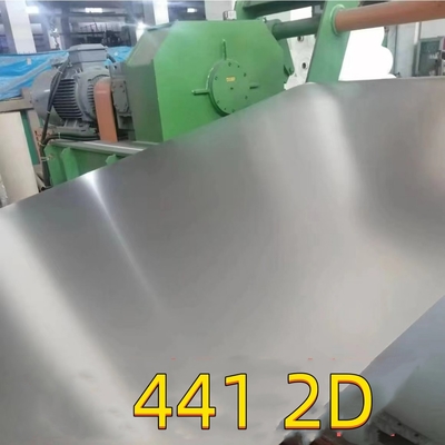 Aisi 441 1.4509 0.8 mm 스테인리스 스틸 2D 표면 1220*2440mm 자동차 산업용