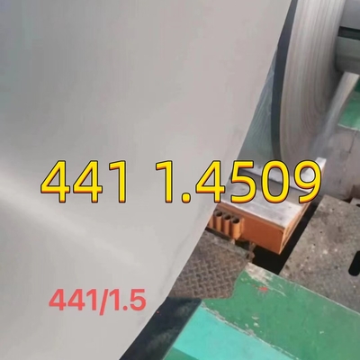 Aisi 441 1.4509 0.8 mm 스테인리스 스틸 2D 표면 1220*2440mm 자동차 산업용