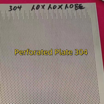스테인레스 스틸 뚫린 엽 SUS304 1MM THK X HOLE Ø1MM X PITCH 2MM X L1000MM X 2000MM