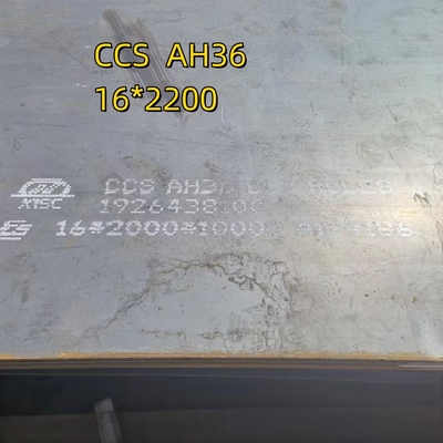 AH36 강철판 10mm 두께 2.4m * 1.2m 용접 가능한 프라이머로 부착되고 부착되는 재료