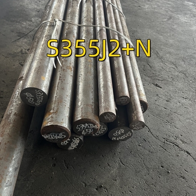 EN 10028 S355J2 둥근 막대 Dia 50*6000MM DIN 1.0577 (S355J2+N) ST52-3 합금강 막대
