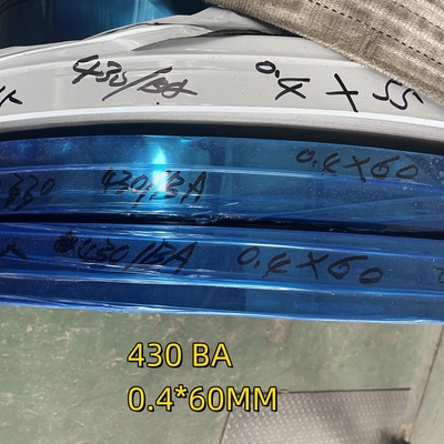 SS 스테인리스 코일 스트립 430와 Ba 및 PVC 코팅과 높은 Dept 압축 SUS430 스트립