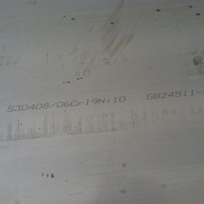 ASTM A240 TP304 S30408 1.4301 스테인리스 스틸 판 NO.1 표면 1500x3000mm 크기