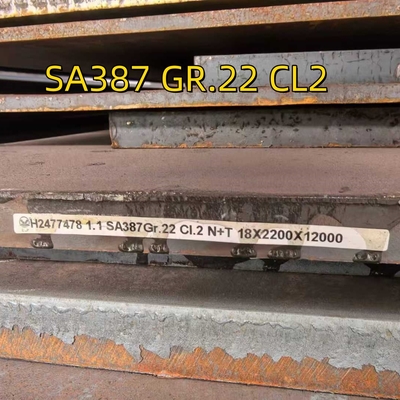 SA387Gr22 CL2 N+T 보일러 및 압력 용기 철판 18*2200*12000MM