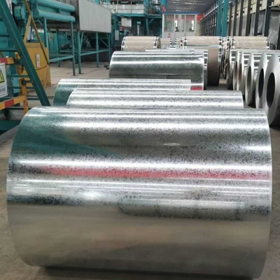 ASTM A653 G90 DX51D SGH340 진료 코팅 Z275 스틸 코일 제로 스판글