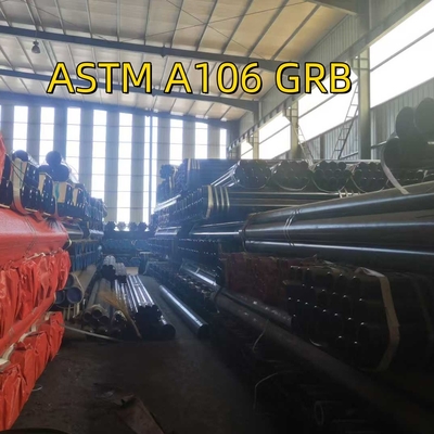 24 "Sch-Std PE에 매듭없는 파이프 ASTM A106 Gr B 탄소 SMLS 강철 파이프 높은 온도 서비스를 위해