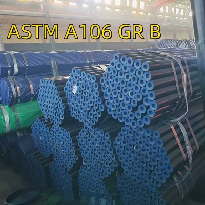 24 "Sch-Std PE에 매듭없는 파이프 ASTM A106 Gr B 탄소 SMLS 강철 파이프 높은 온도 서비스를 위해