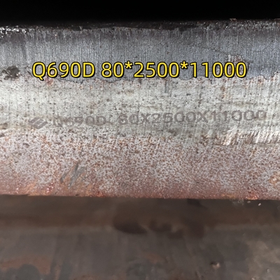 HRD 강철 등급 HY 100 Q690 합금강판 T9074-BD-GIB-010/0300 60mm 절단