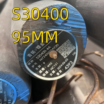 SS 304 스테인리스 스틸 원형 막 S30400 1.4301 SUS 소일드 스탠 95mm