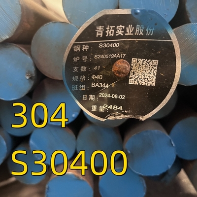 ASTM A276 등급 304 SS304 S30400 1.4301 둥근 막대기 밝게 닦은 OD 150MM