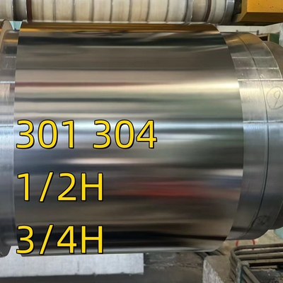 301 스테인리스 스틸 스트립 SUS301 HRC 40 AISI 301 스테인리스 스틸 코일 0.1-2mm 풀 하드