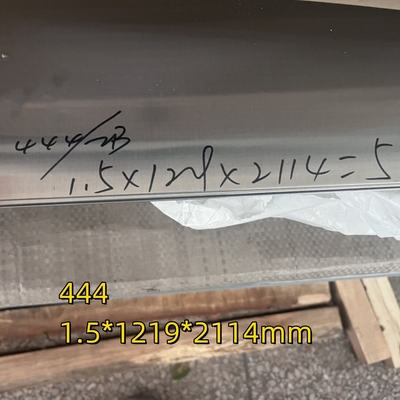 EN1.4376 SUS444 스테인리스 스틸 평면 장 444 # 2.5 X 1220 X 3000 mm