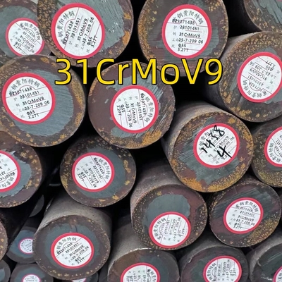 합금 둥근 바 직선 55-400mm 매트 DIN 1.8519 31CrMoV9 3-6 미터 도구 폼 스틸