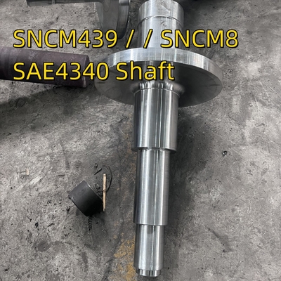 SNCM439 / SNCM8 도장 철도 셰프트 밝은 표면 AISI 4340 철도 36CrNiMo4 우물 머리 DSA 듀얼 스티드 어댑터