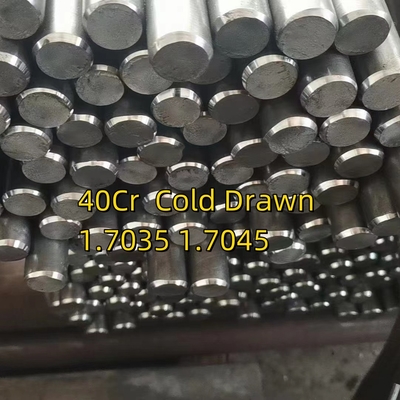 40Cr 1.7035 Q+T 25mm 직선 2500mm 길이 냉면 회로 막대 밝은 표면 H9 내성이 HRC 28-32