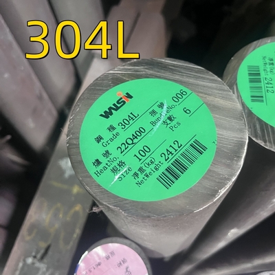 반짝이는 밝은 검은 표면 304L 스테인리스 스틸 둥근 막대 / SS 304 막대