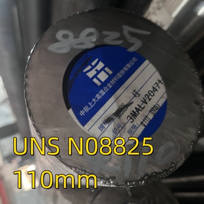 UNS N08825 스테인리스 스틸 원형 막 니켈 합금 825 밝은 샤프트 막 Incoloy 825 재료 특성