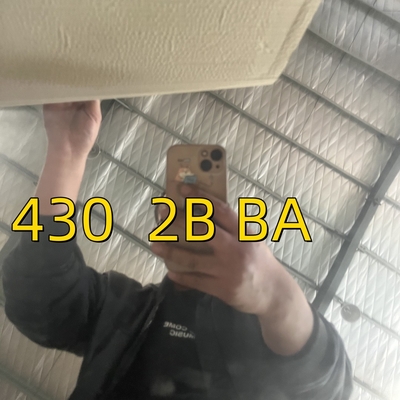 1.2mm 430 BA 닦은 스테인리스 스틸 시트 & 플레이트 냉불 SUS 430 SS 시트