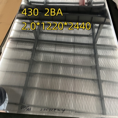 1.2mm 430 BA 닦은 스테인리스 스틸 시트 & 플레이트 냉불 SUS 430 SS 시트