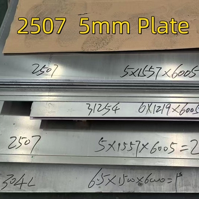 슈퍼 듀플렉스 스틸 1.4410 S32750 2507 스테인리스 스틸 판 6MM X 1219 X 2438MM