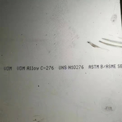 하스텔로이 C276 평판 니켈 합금 ASTM B575 UNS N10276 평판 합금 6*1220*6000mm