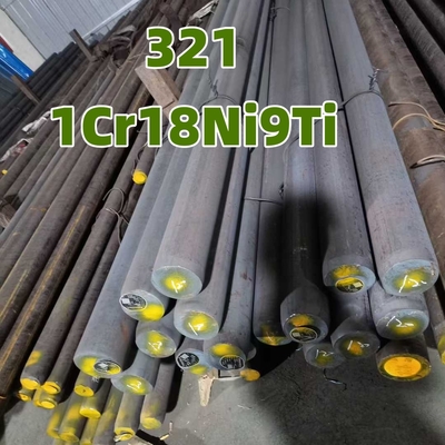 ASTM A479 TP321 스테인리스 강 원형 바 DIN1.4541 6-250mm