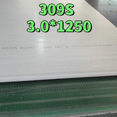 열로 굴린 ASTM A240 309S 스테인리스 스틸판 3.0*1250*3000MM 고온 부식