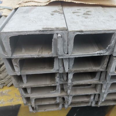 고온 롤링 ASTM A276 TP316L 스테인리스 스틸 채널 바 U 채널 100*53*6mm