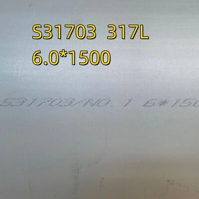 SS317LS무성강판 1.4438 X2CrNiMo18-16-4 4*1500*6000mm 열로 롤 317L판