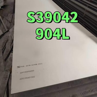 AISI 904L 20mmx4ftx8ft Inox UNS N08904 1.4539 S39042 열간 압연 스테인리스 강판